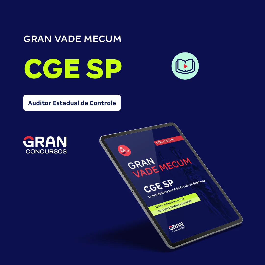 Gran Vade Mecum - CGE SP - Auditor Estadual de Controle - Correição e Combate a Corrupção (Pós-edital)