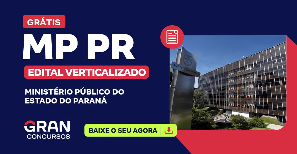 MP/ PR - Promotor de Justiça - Reta Final para o concurso do MPPR - (2023)