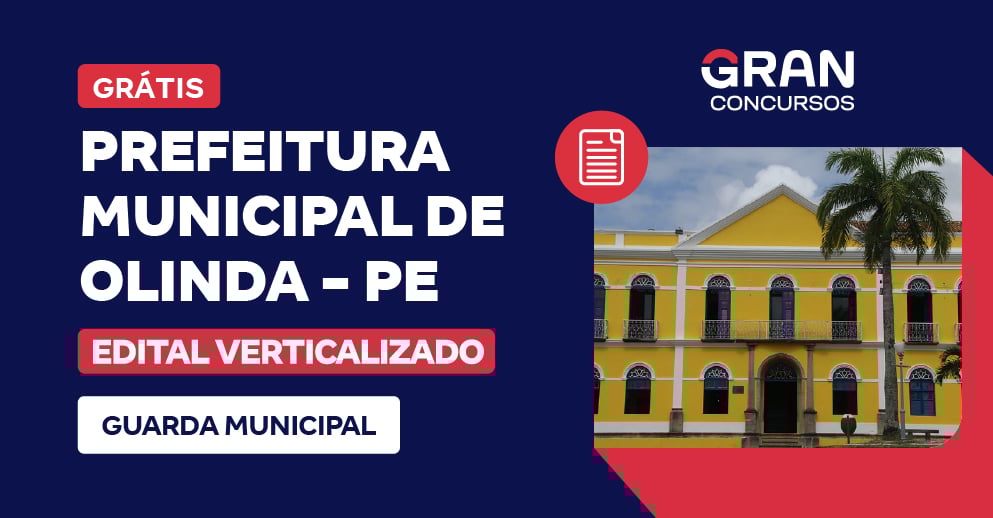 Edital Verticalizado – Prefeitura de Olinda PE