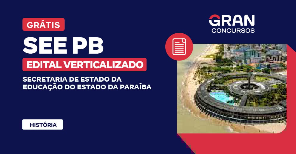 [Edital Verticalizado] SEE PB