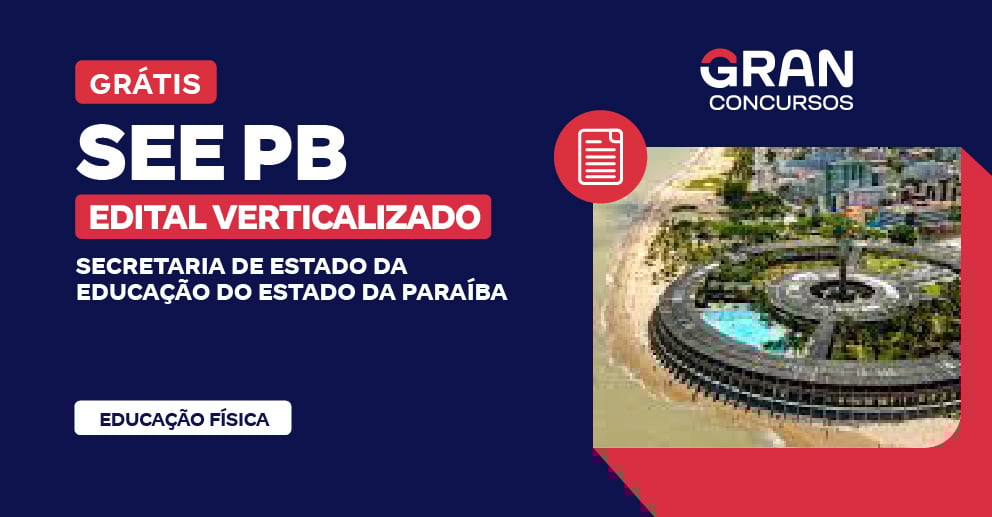 [Edital Verticalizado] SEE PB