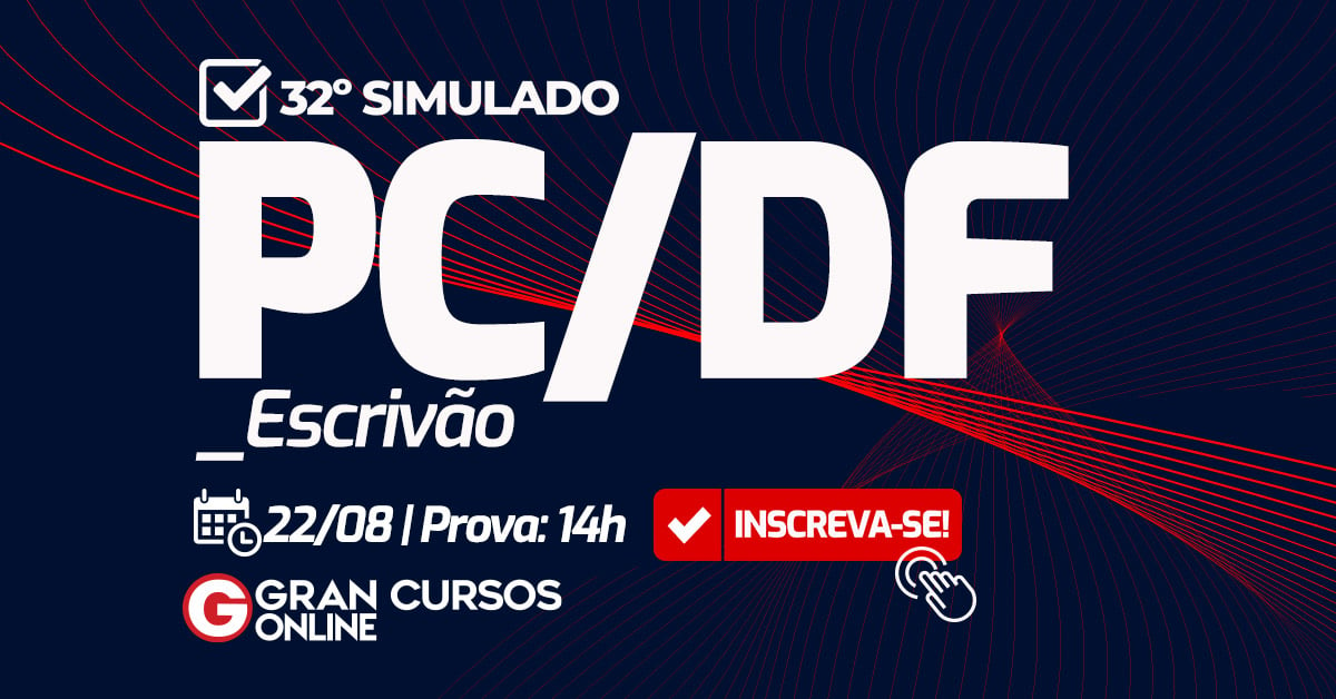 32-Simulado-PCDF-Escrivão