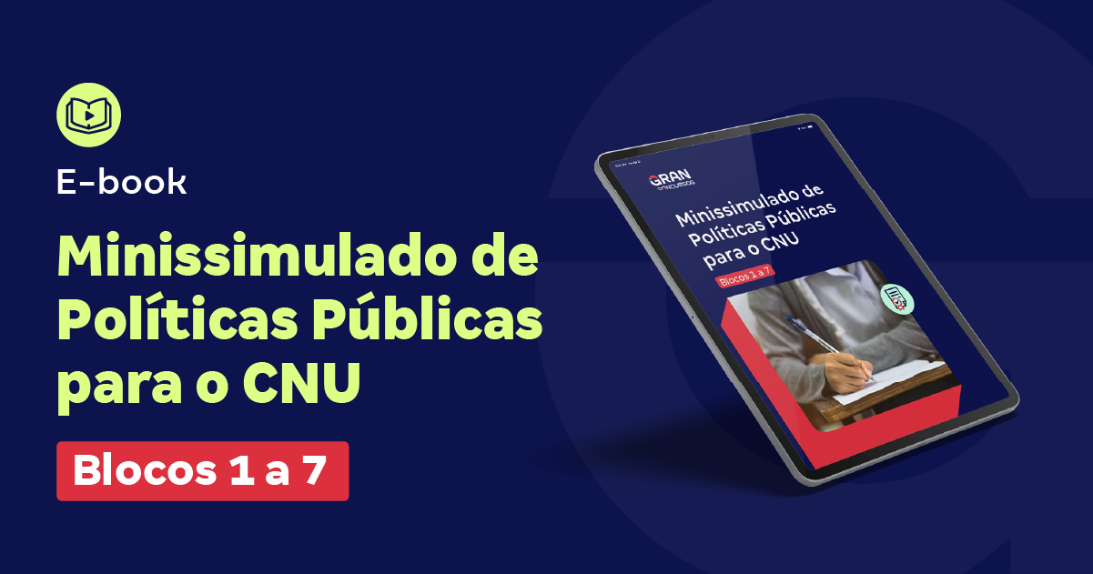 Minissimulado de Políticas Públicas para o CNU - Blocos 1 ao 7