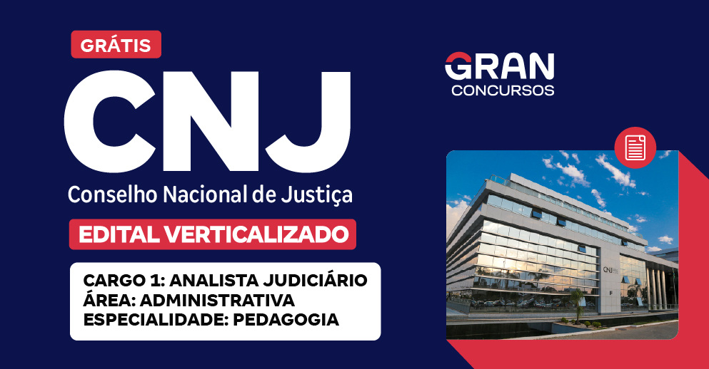Edital Verticalizado CNJ LP 