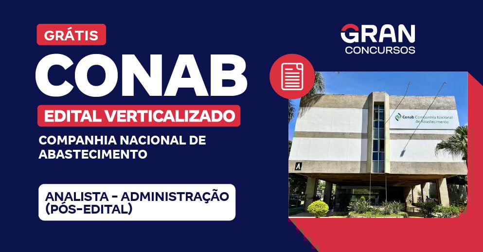 Edital Verticalizado CONAB