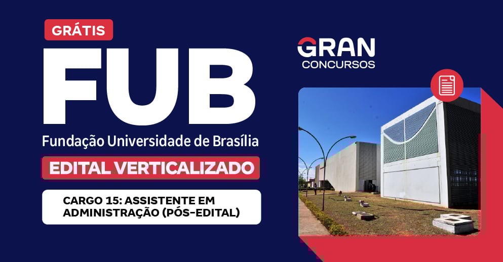 Edital Verticalizado FUB UnB