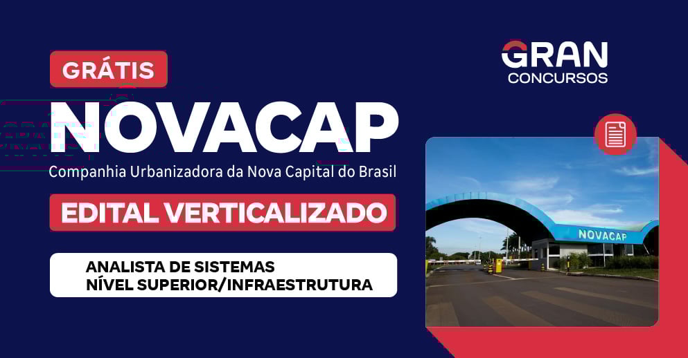 Edital Verticalizado Novacap 