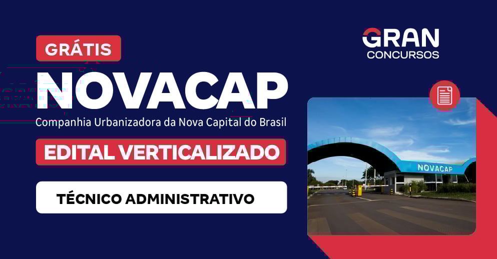 Edital Verticalizado Novacap 