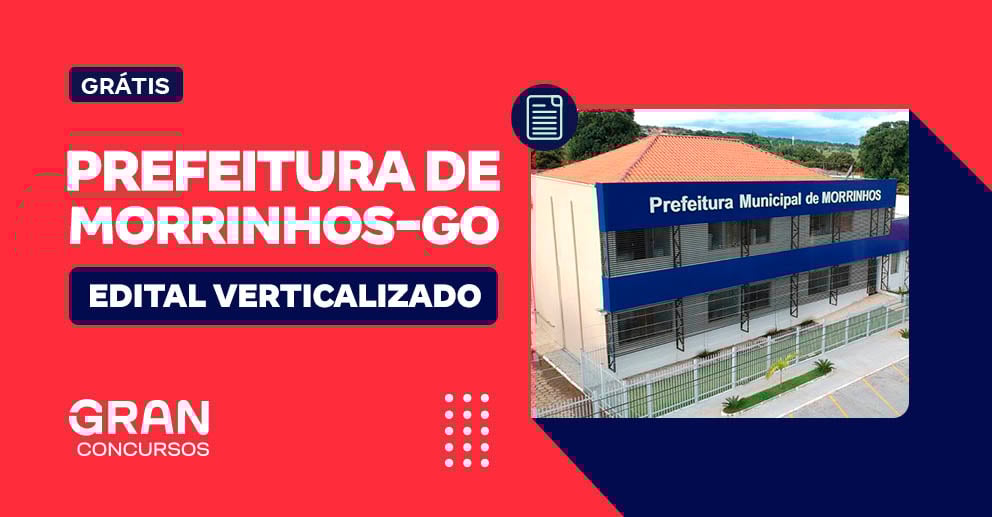 Edital Verticalizado Prefeitura de Morrinhos GO992x517