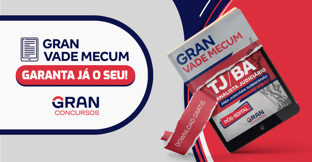 Gran Vade Mecum - TJ - BA - Analista Judiciário – Área Judiciária Subescrivão