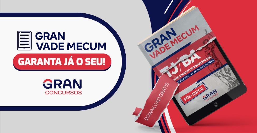 Gran Vade Mecum - TJ - BA - Analista Judiciário – Área Judiciária Subescrivão - Landing