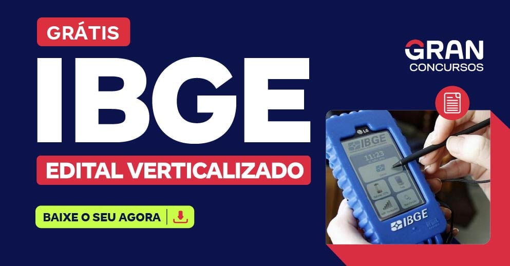 [Edital Verticalizado] IBGE - Codificador Censitário - Pós-Edital