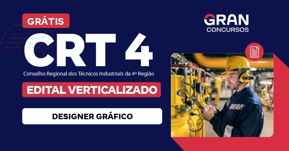 [Edital Verticalizado] CRT 4 - Design Gráfico - Pós Edital