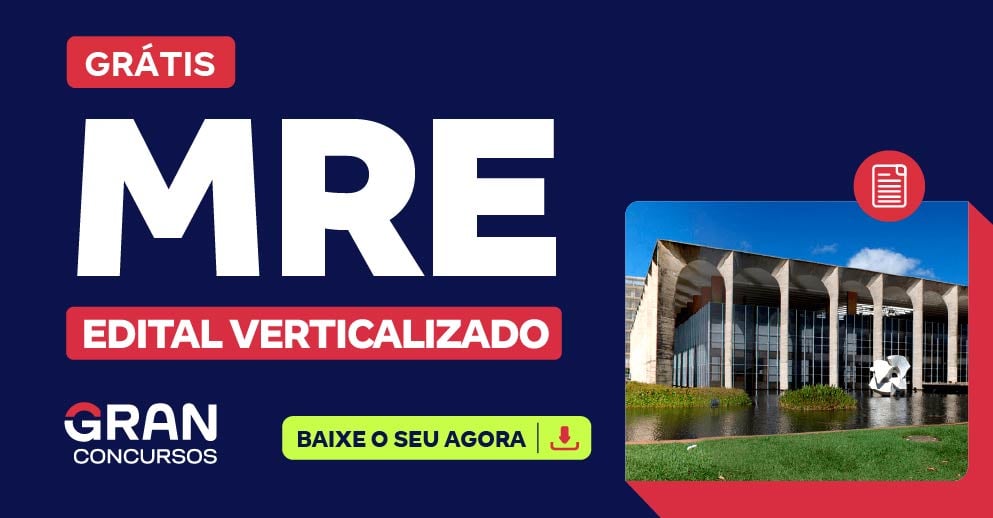 MRE - Oficial de Chancelaria - Pós Edital