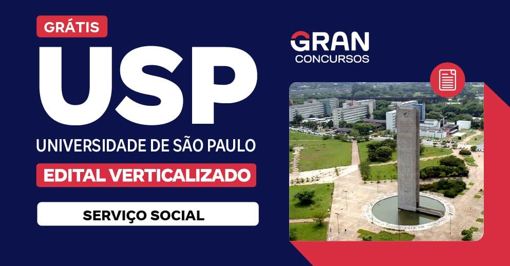 Edital Verticalizado - USP - Serviço Social - Pós-Edital 