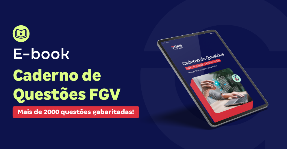 E-book - Caderno de Questões FGV - Mais de 2000 questões gabaritadas