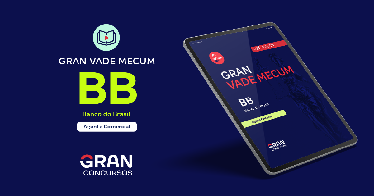 Gran Vade Mecum - Banco do Brasil - Escriturário: Agente Comercial (Pré-edital)