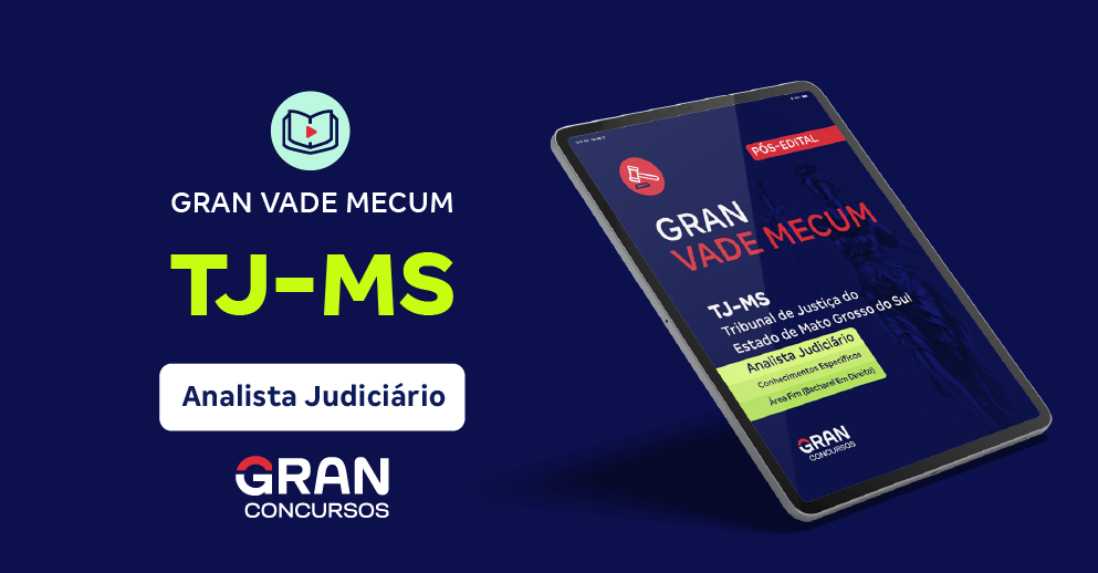 TJ MS - Analista Judiciário – Conhecimentos Específicos - Área Fim (Bacharel Em Direito)