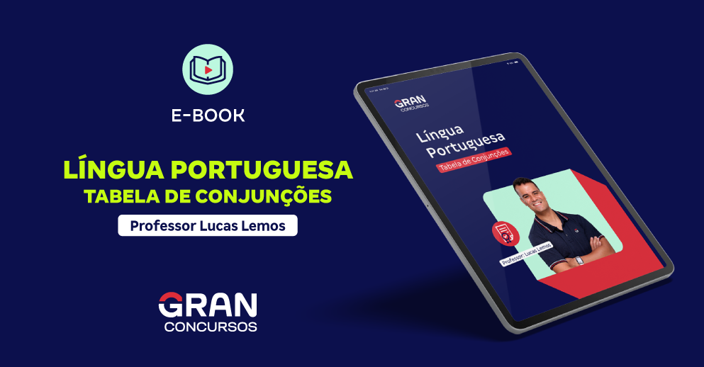 E-book - Língua Portuguesa: Tabela de Conjunções