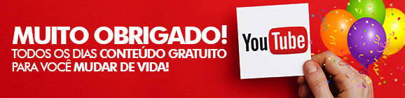 Youtube | 900 mil inscritos - Muito obrigado!