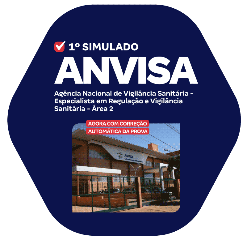 ANVISA - Agência Nacional De Vigilância Sanitária - 1º Simulado ...