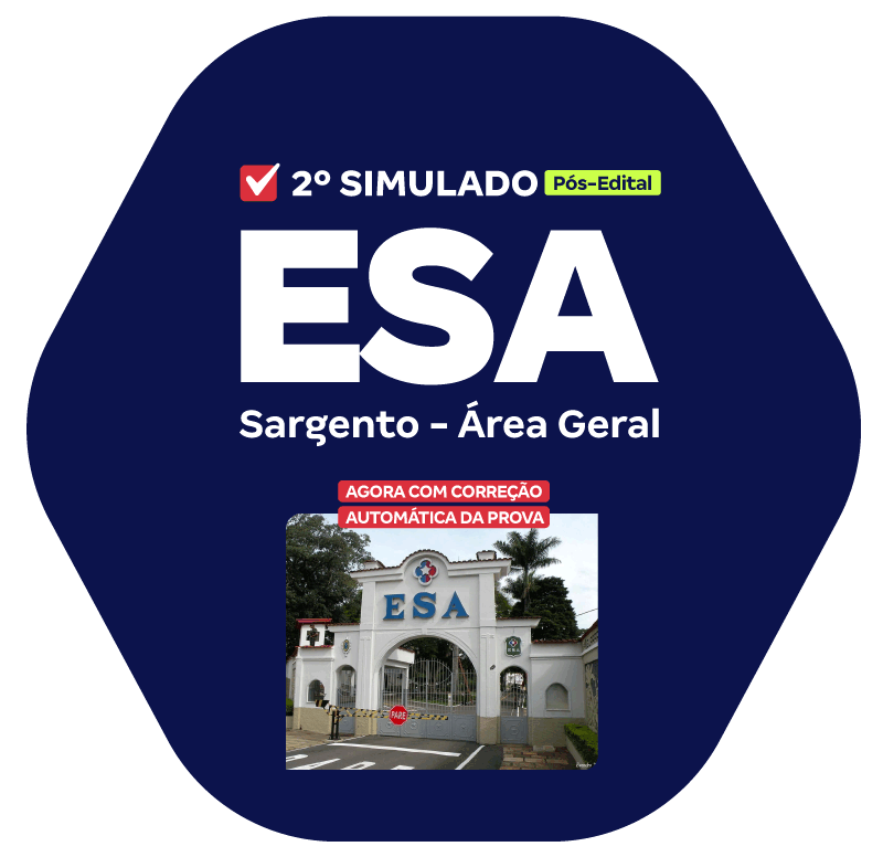 ESA 2o Simulado Sargento Área Geral Pós-Edital_LP