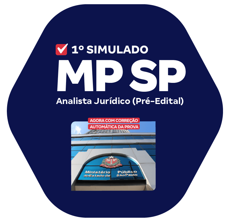 MP SP - 1º Simulado - Analista Jurídico (Pré-Edital)