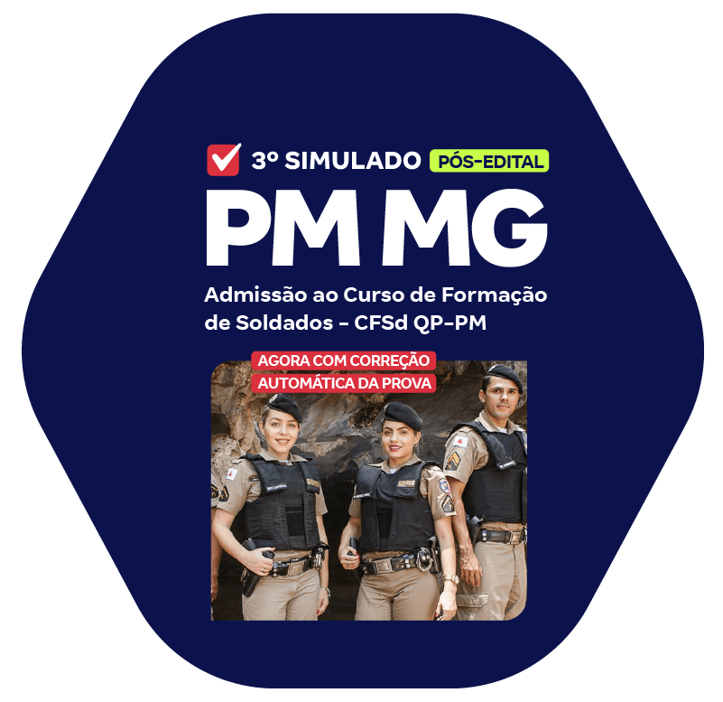 PM MG - 3° Simulado - Soldado