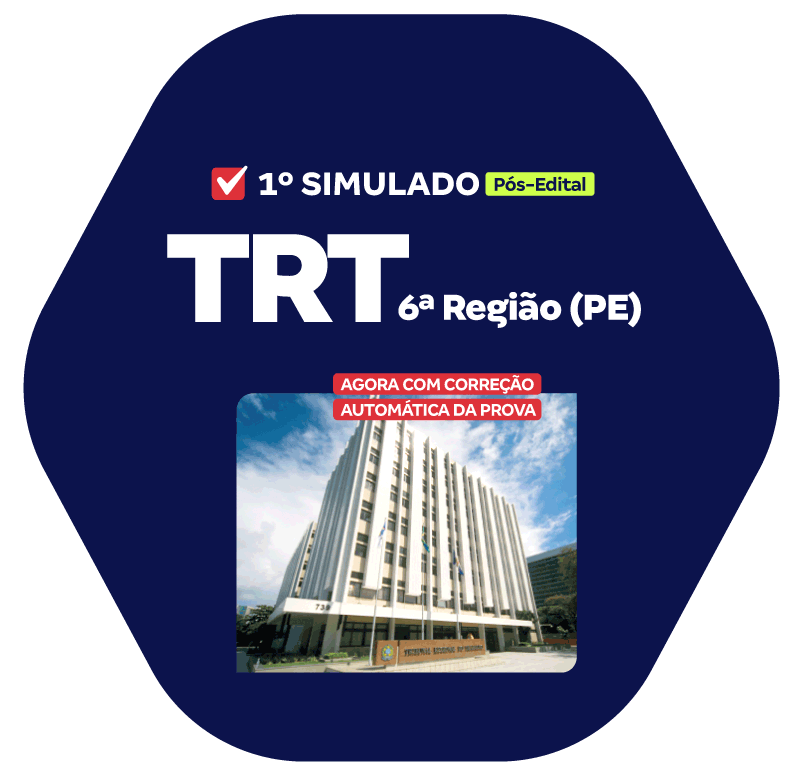 TRT 6ª Região (PE) - 1º Simulado