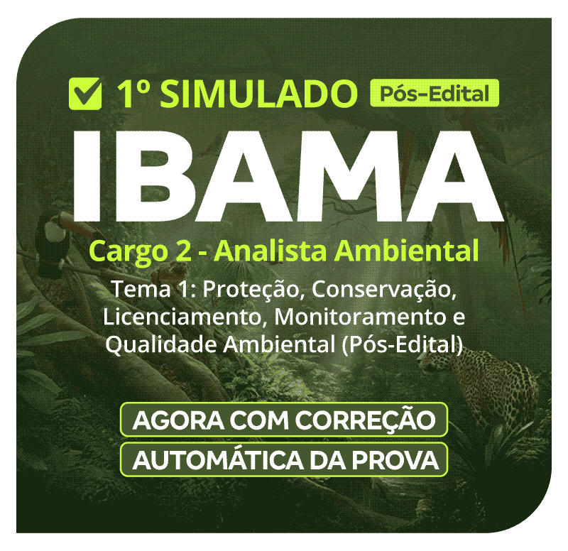 __IBAMA - 1o Simulado - Cargo 2 - Analista Ambiental - Tema 1_LP